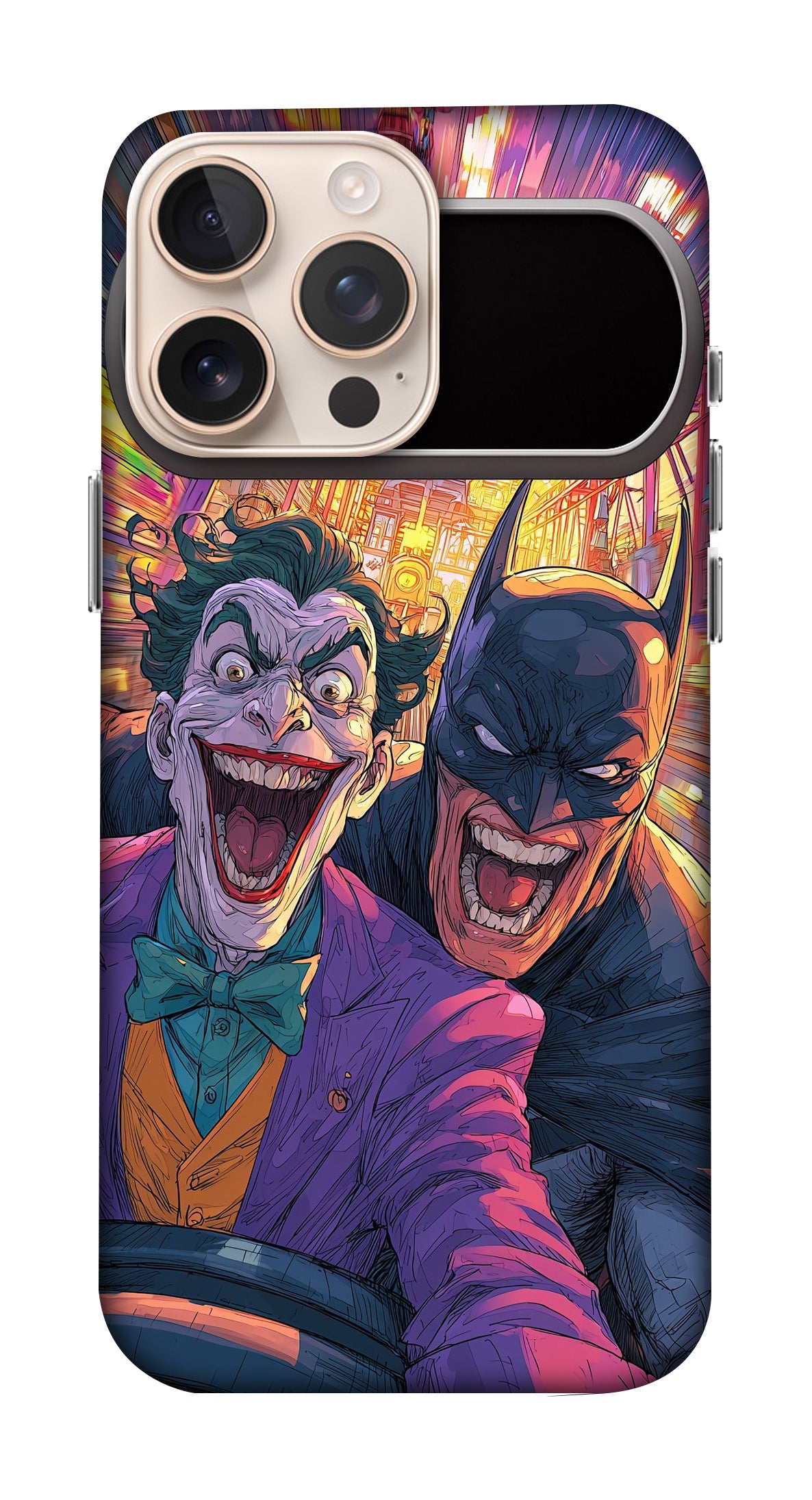 Joker and Batman Cartoon Mobicase
