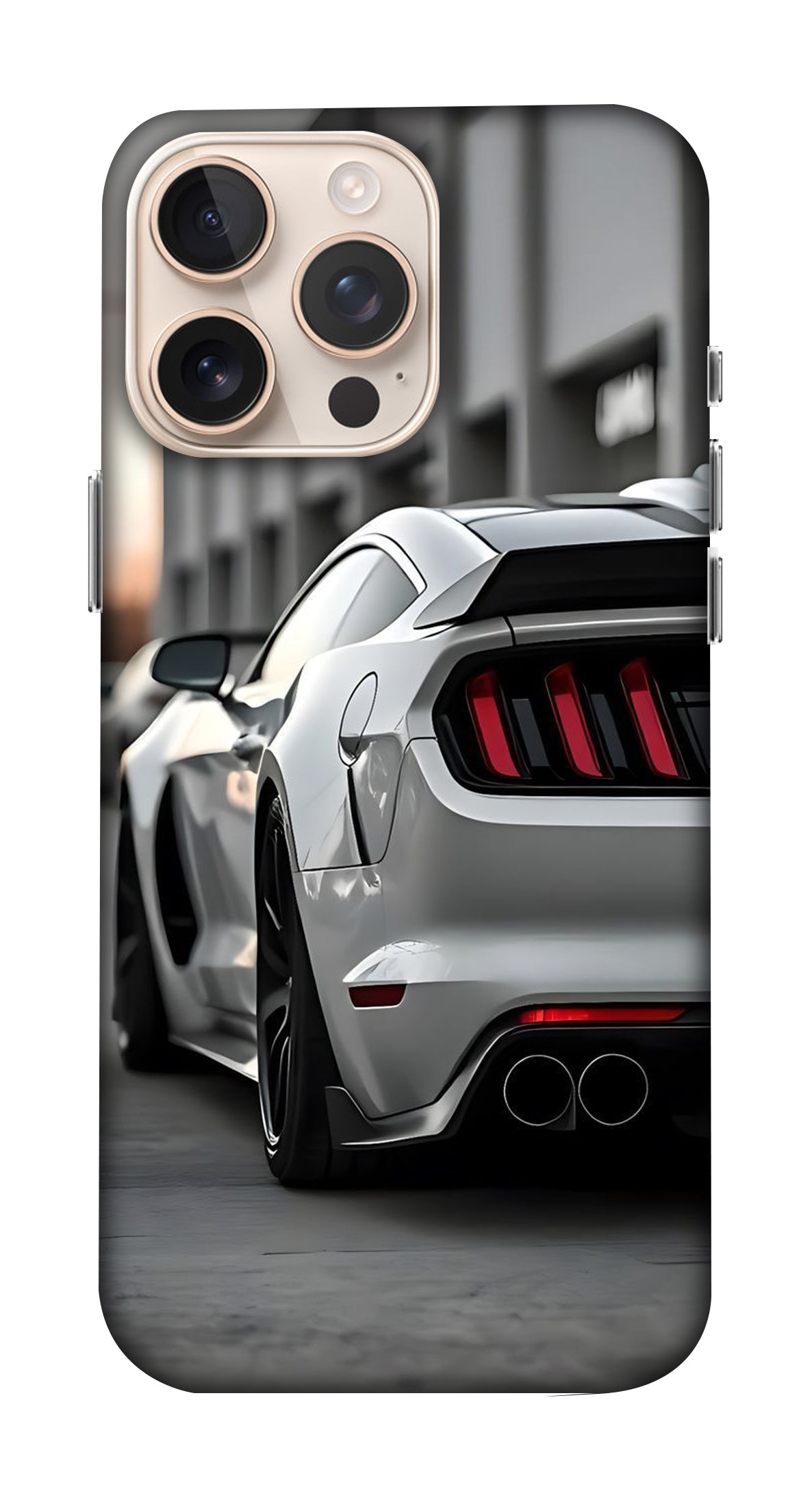 Silver Sports Car Mobicase