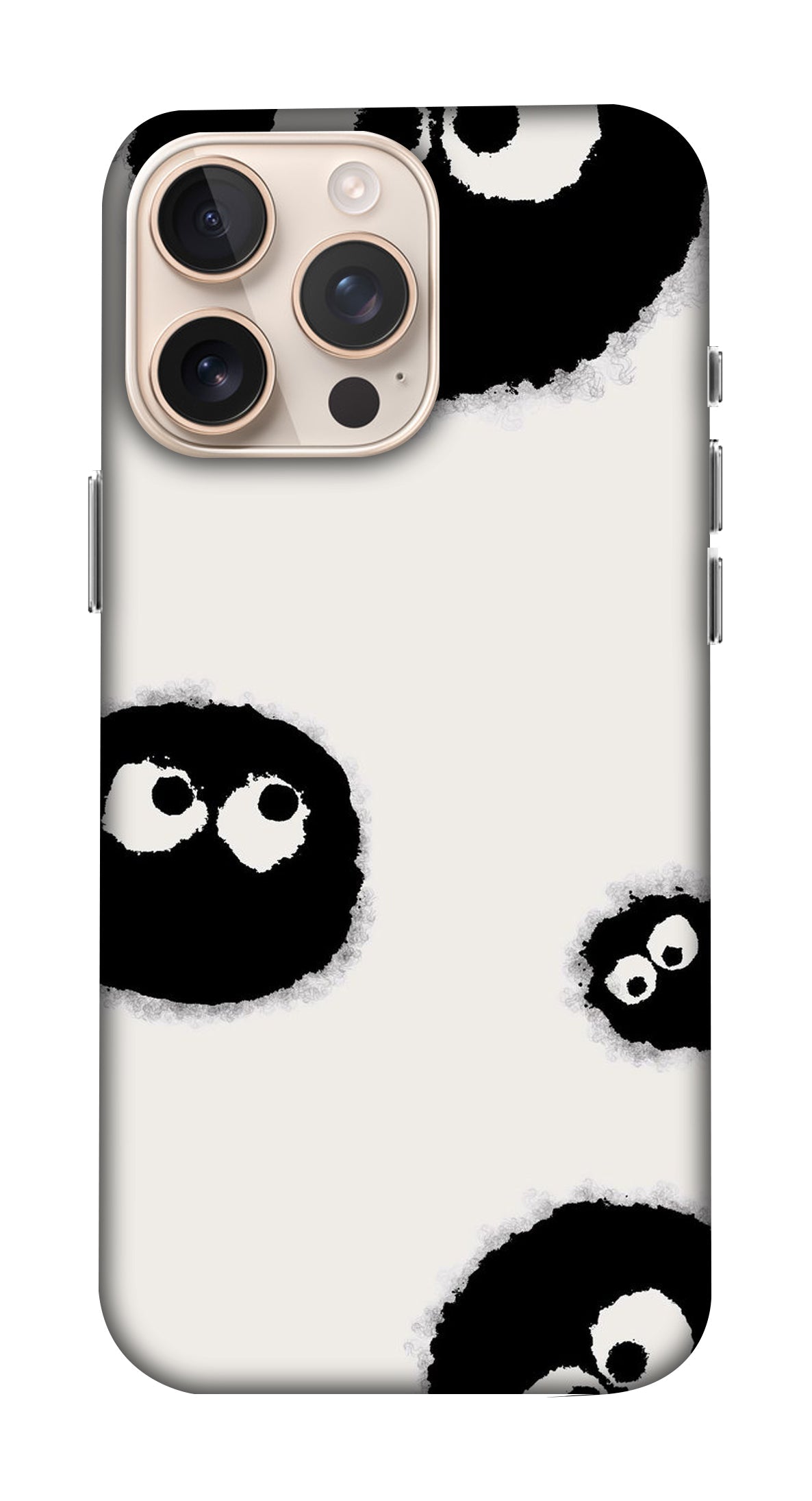 Black and White Cartoon Doodle Mobicase