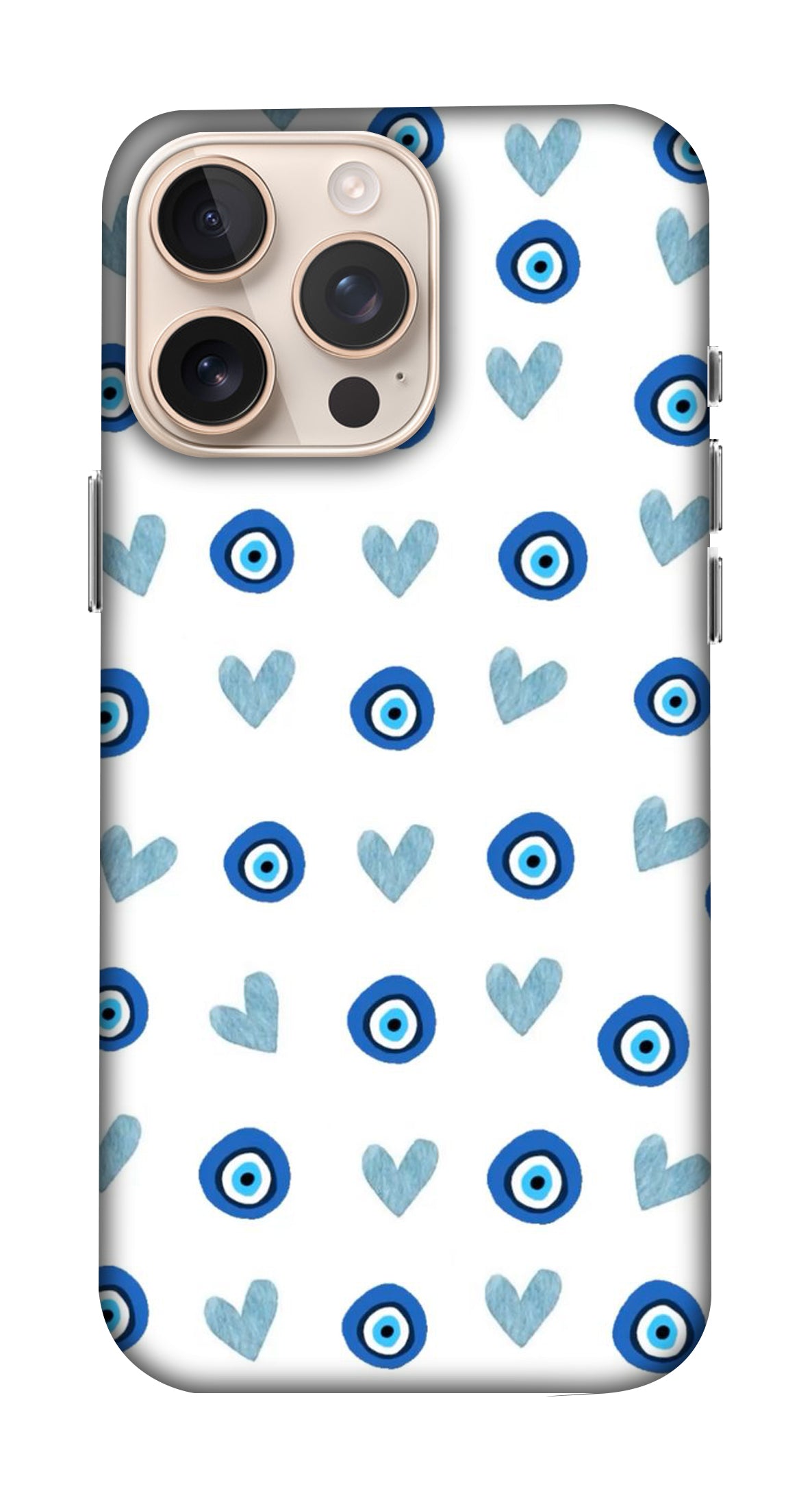 Blue Evil Eyes Doodle Shaped Mobiase