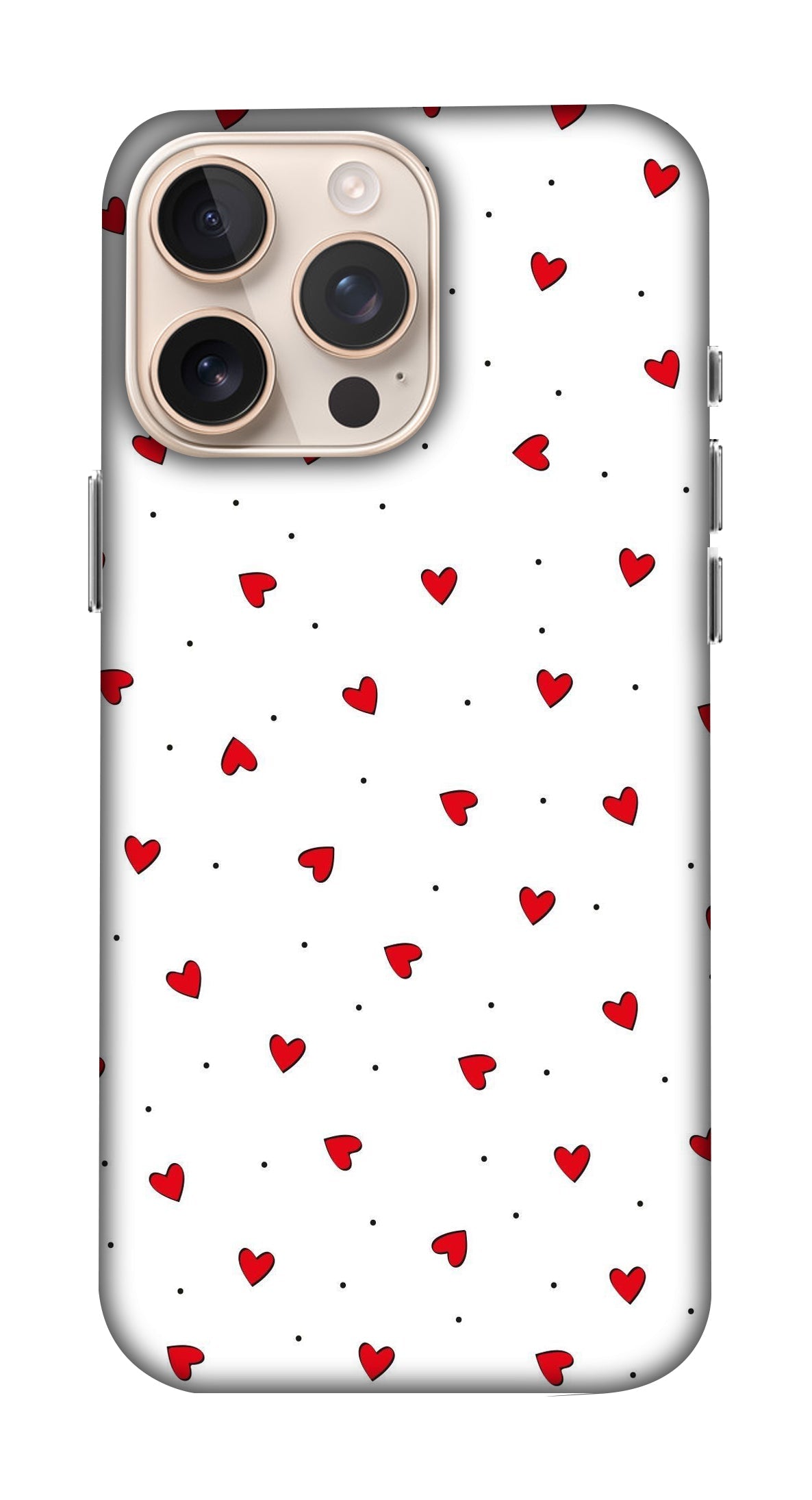 Little Heart Girly Shaped Mobicase