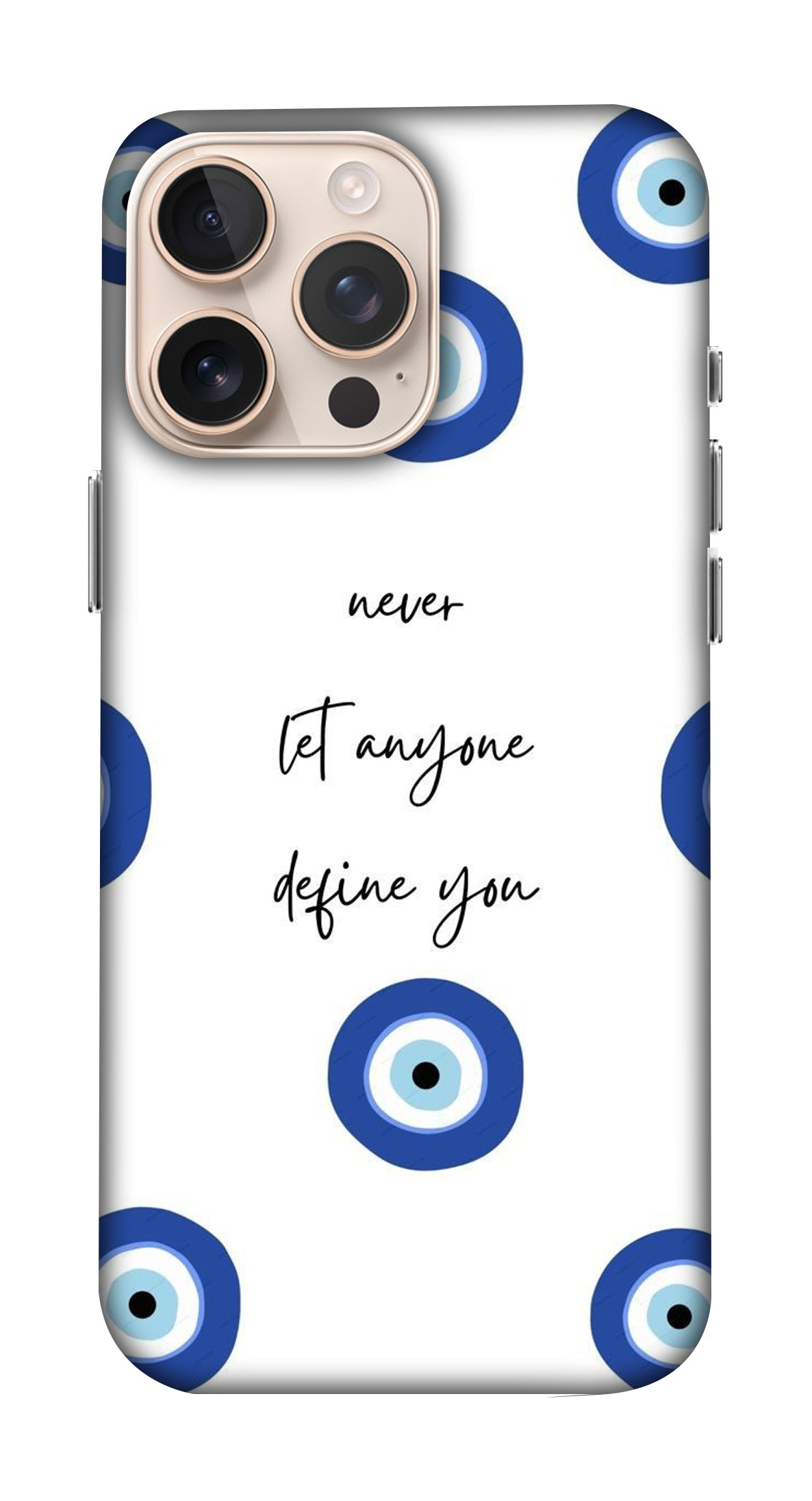 Never Let Anyone Define You Doodles Wordings Mobicase