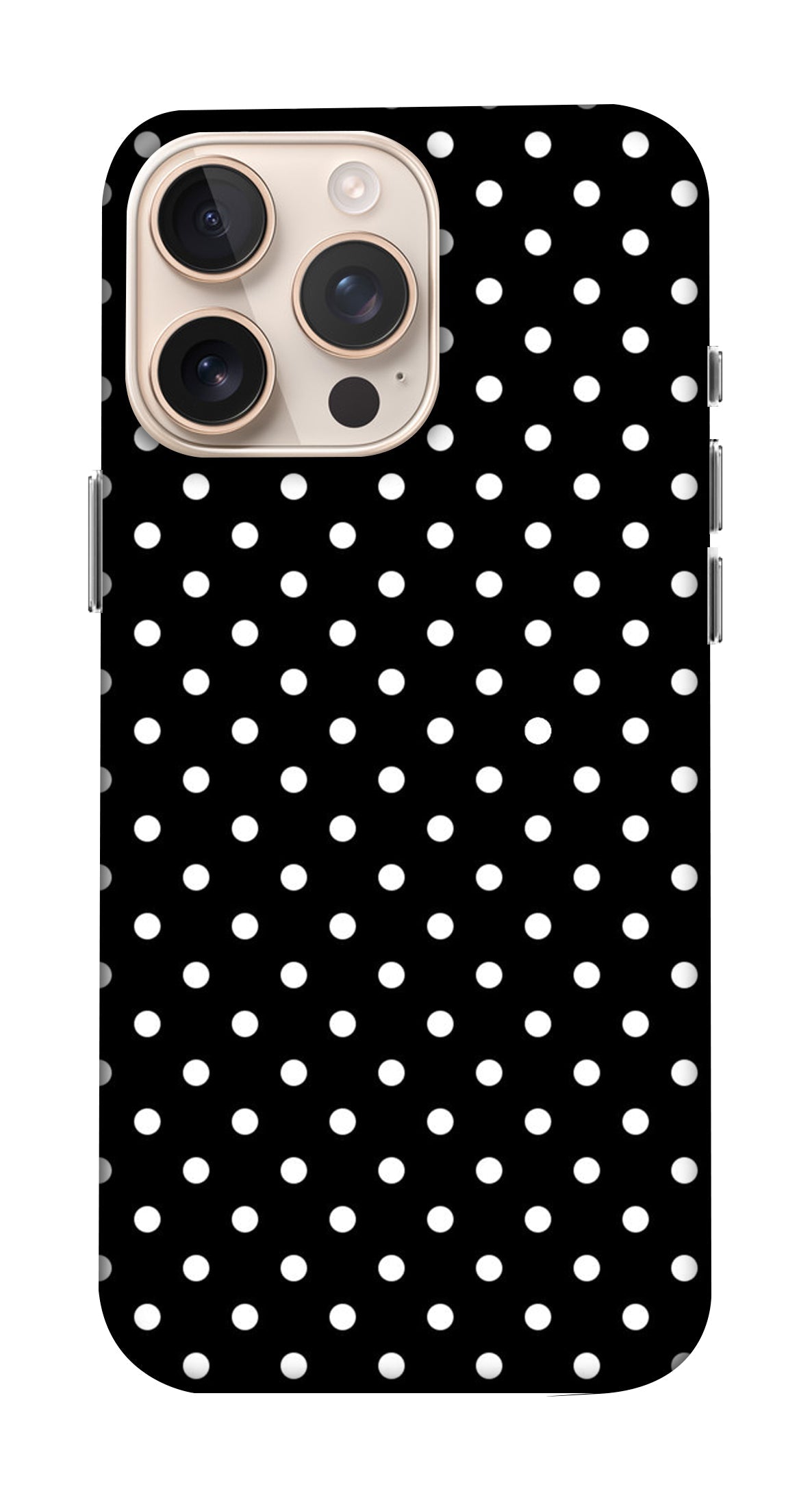 Small White Polka Dots Shape Mobicase